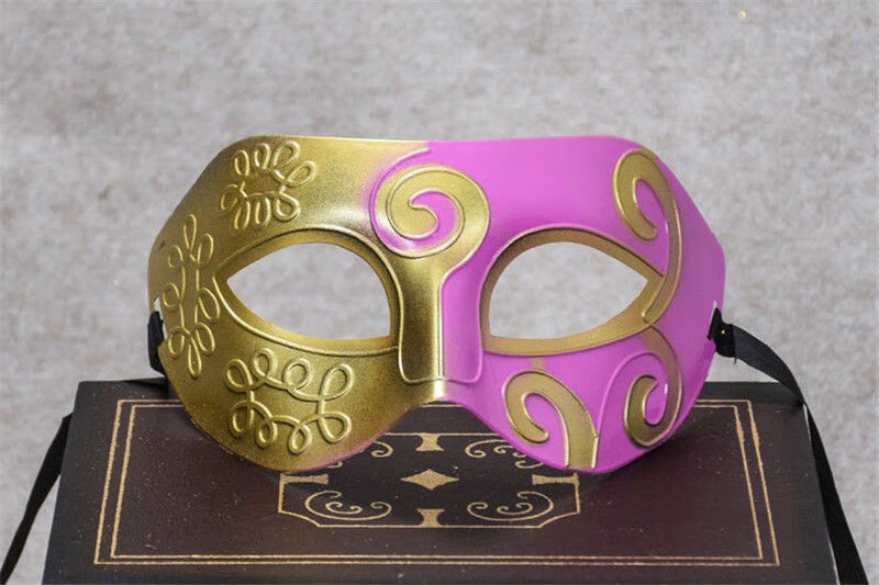 万圣节爵士王子面具万圣节派对生日装扮舞会北极象金半银王子面具