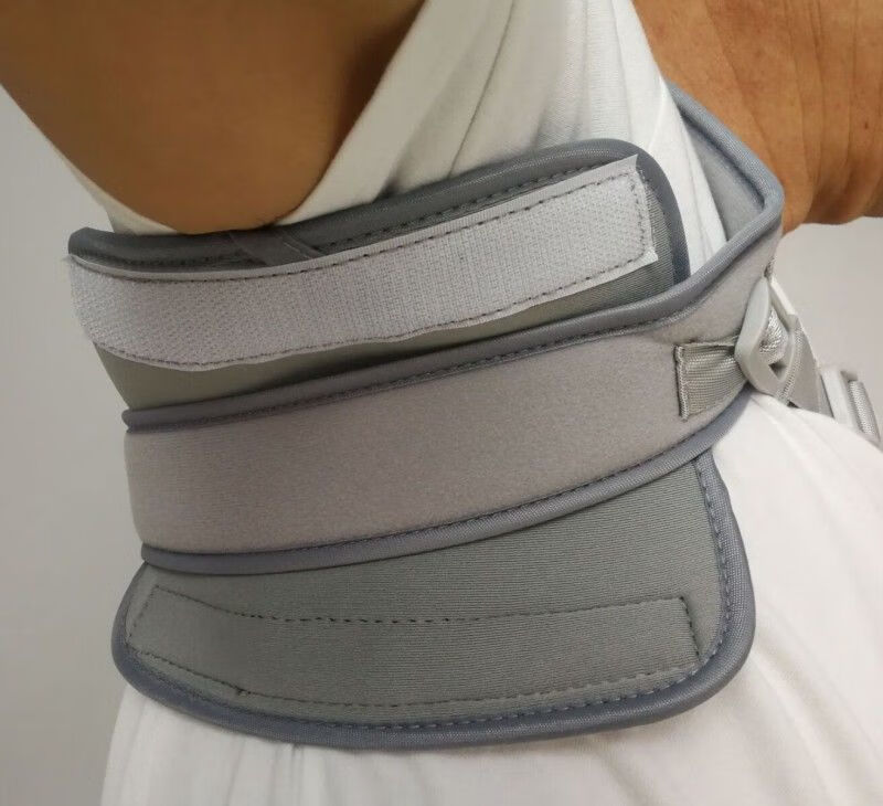 锁骨固定带 肩胛骨肩部成人儿童医用八字绷带驼背8字绑带 儿童款灰色