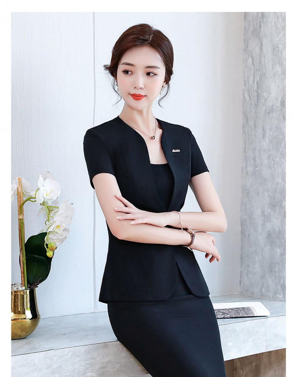 售楼部物业客服工作服经理职业装套装女夏季气质女神范酒店前台工装