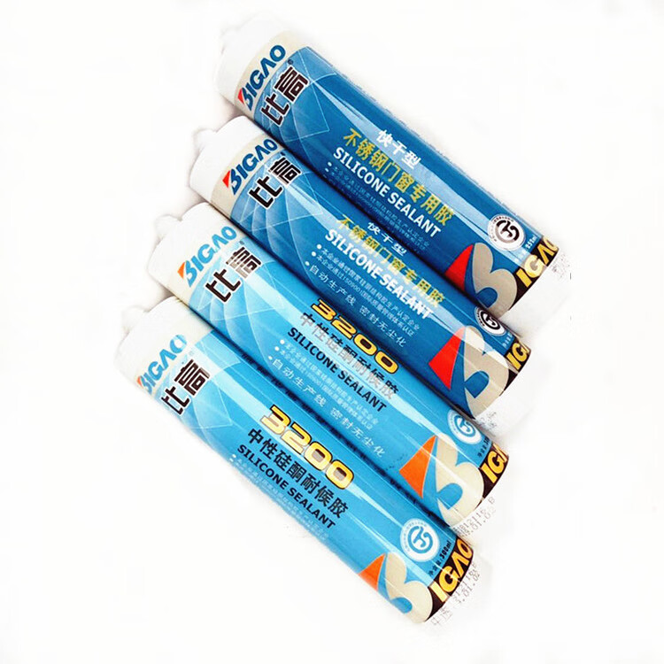 钢铝门窗硅酮密封玻璃胶透明银灰色快干型中性结构胶玫瑰金比高中性