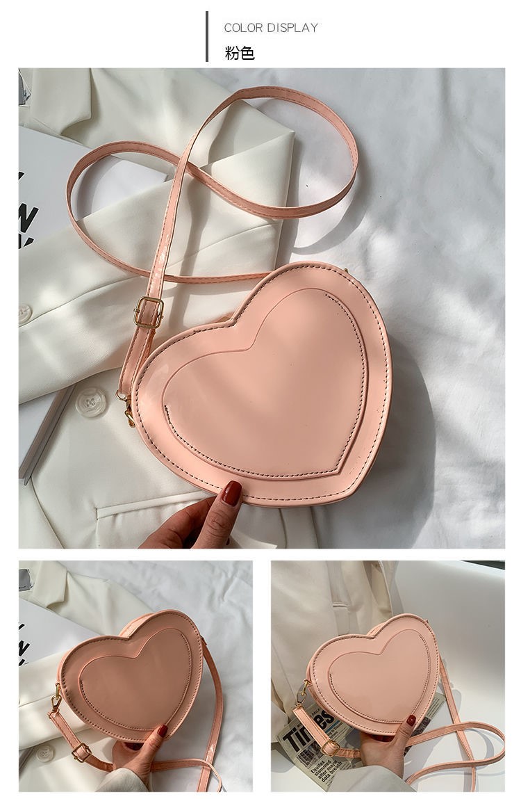 潮牌ck抖音网红同款包包女ins小众气质清新风女2021新款爱心潮女心形