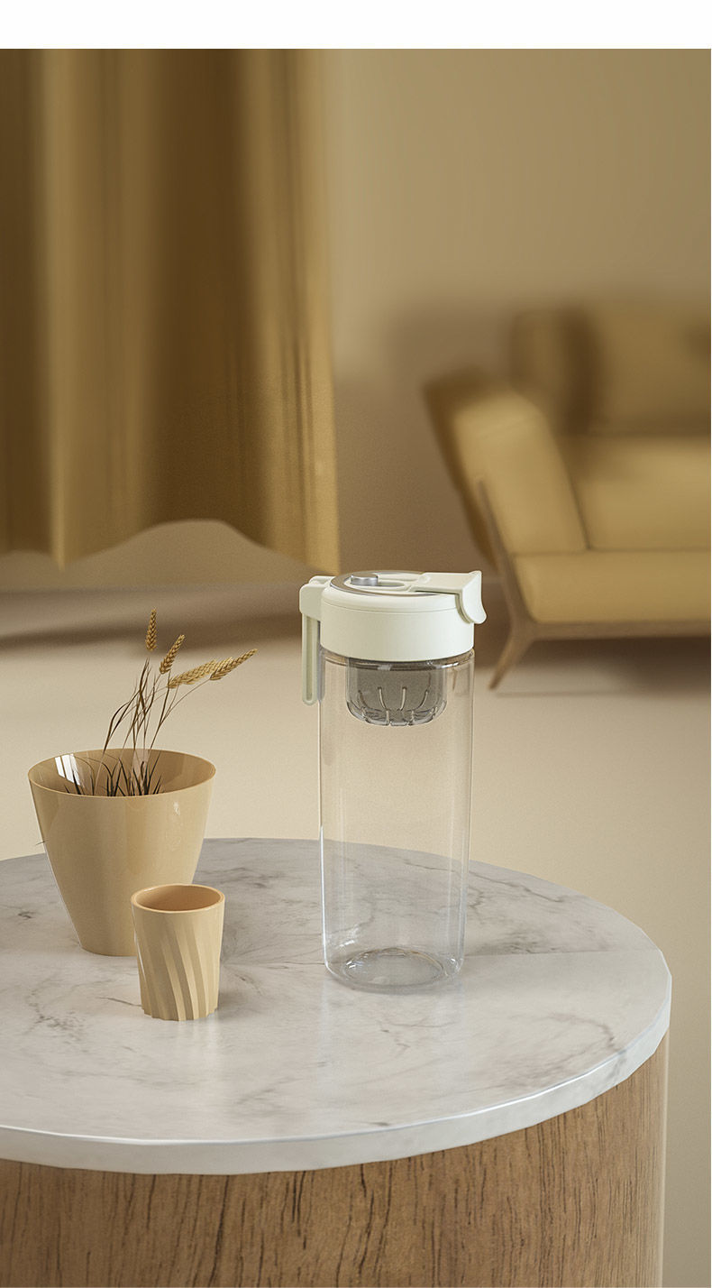 小米(mi)生态同款磁弹泡茶杯二代磁弹茶水分离杯便携磁吸式创意tritan