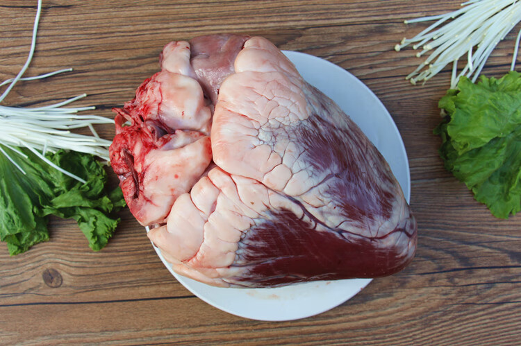 京诗悦 新鲜牛心 现杀黄牛牛心新鲜农家散养黄牛牛杂牛内脏 牛下水