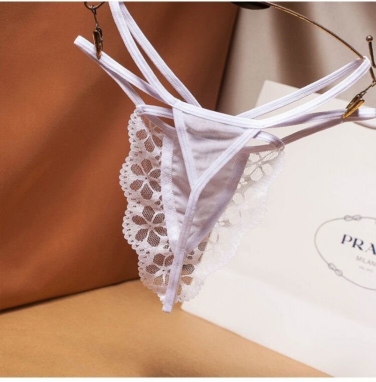 密龄 女士开裆内裤免脱雷丝性感全透明情绪内衣极度诱惑方便房事短裤