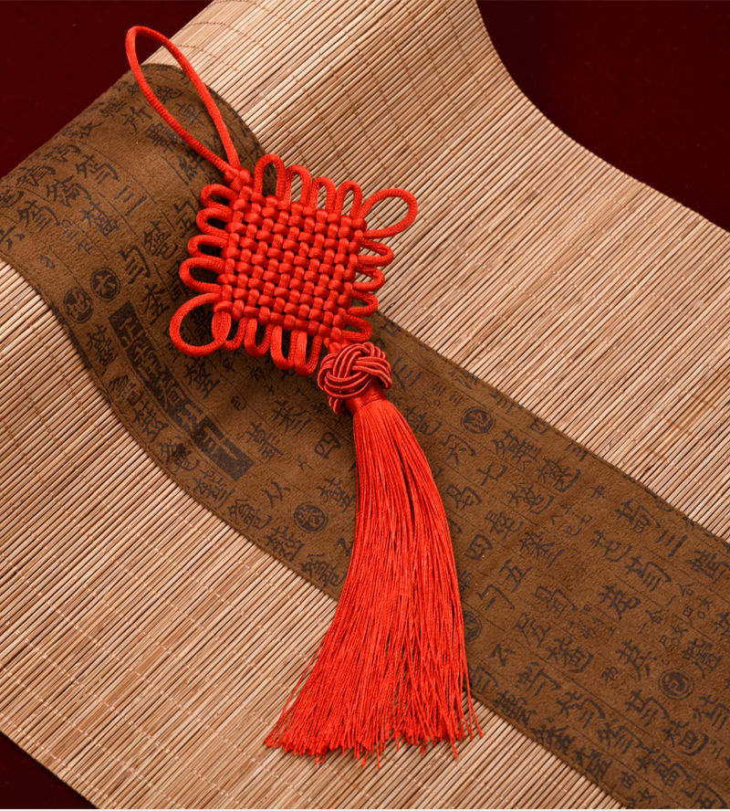 中国结红色小号挂件绳装饰流苏穗子礼物送老外吊坠乔迁新居转运节 14