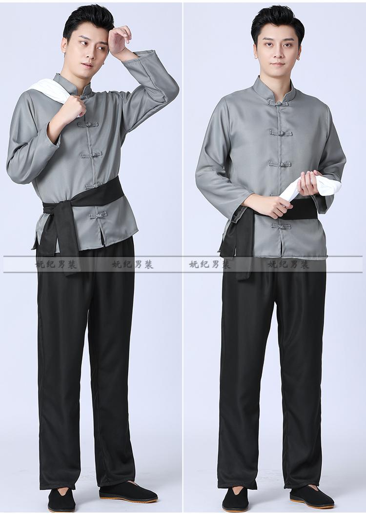 淼喵农民演出服男女民国平民老百姓衣服群众演员陕北农村妇女村姑服装