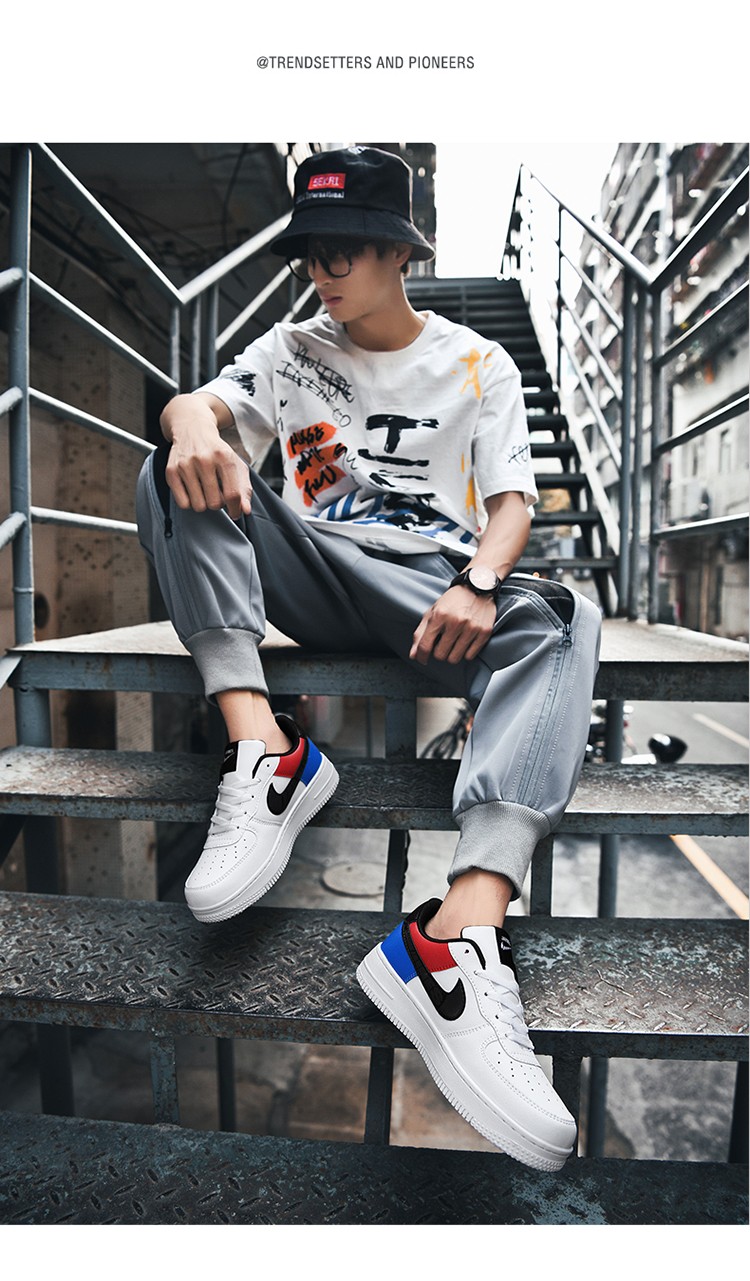 chenlang莆田鞋aj男情侣板鞋男空军一号男生低帮鞋子透气运动休闲鞋店