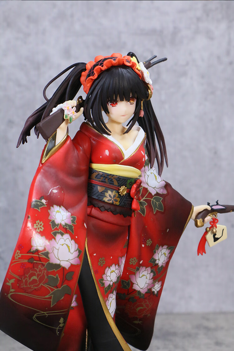 时崎狂三手办现货 约会大作战和服狂三旗袍时崎狂三模型动漫美少女