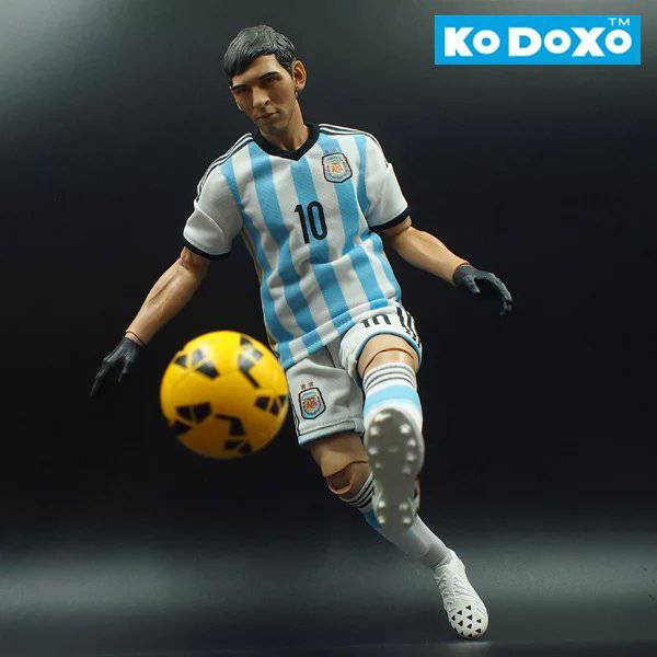 c罗手办可动模型 足球明星c罗梅西鲁尼可动公仔1/6兵人偶手办模型纪念