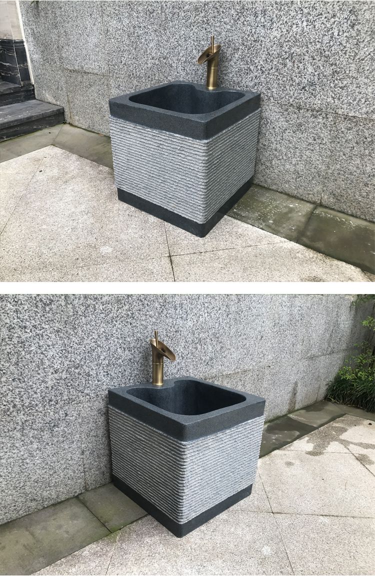 梵壳(fanqiao) 大理石拖把池超大号户外大理石拖把池石头拖把池大理石