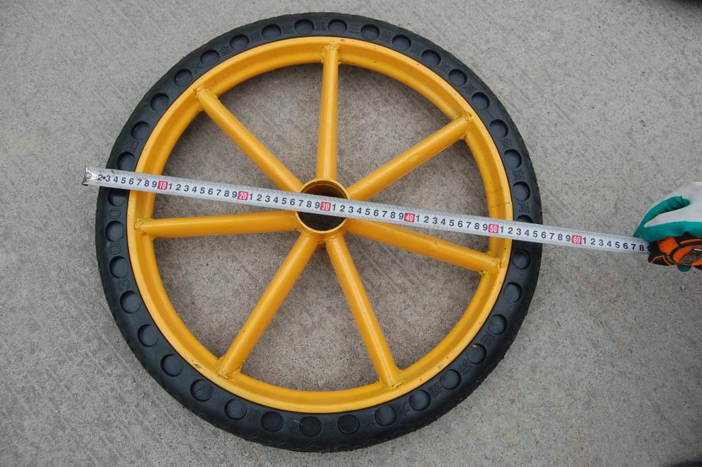 斗车轮子 26型手推车工地斗车实心轮子板车环卫车架子车耐磨加固充气