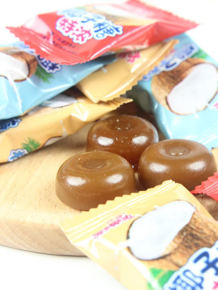 正宗海南风味特产传统特浓椰子糖100500g网红怀旧小零食糖果批发香浓