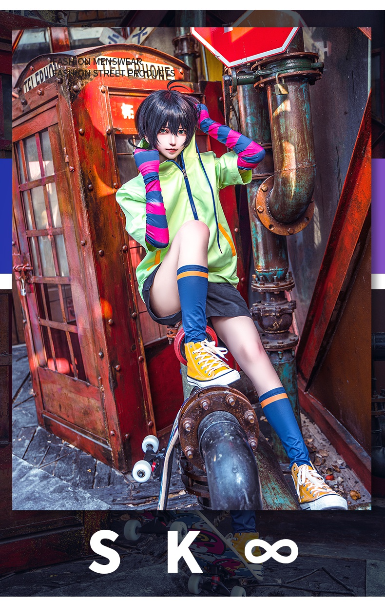 无限滑板cos服miya猫猫服知念实也cosplay动漫服装男女日宁 女码知实
