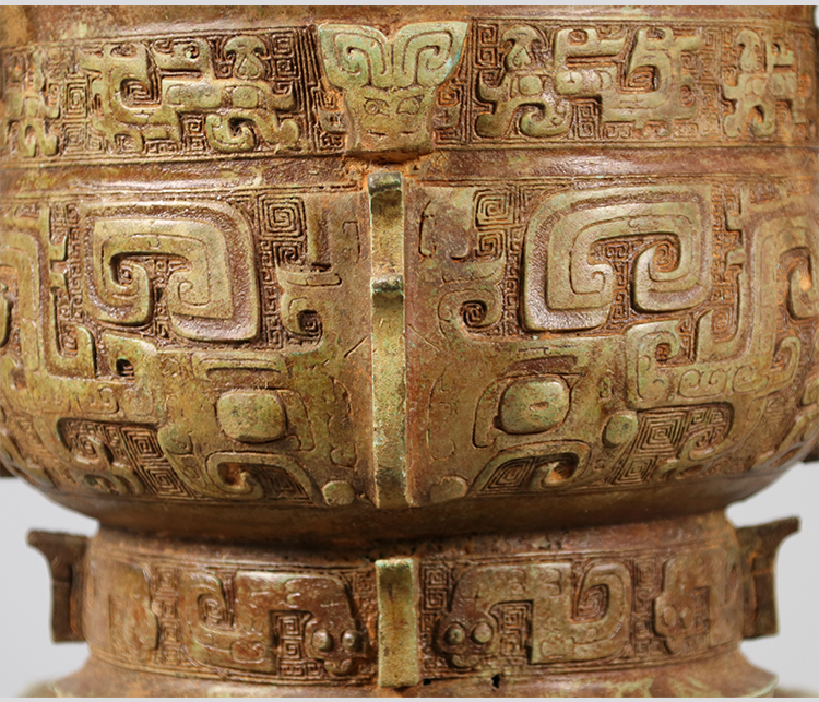 周鼎仿古青铜器 西周利簋武王征商簋 古代祭祀礼器古董收藏博物馆