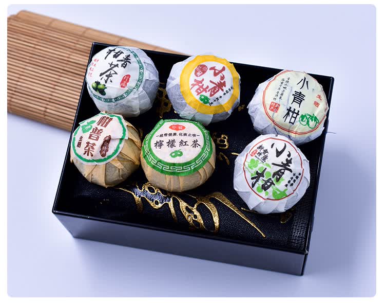 美纹纸加黏不干胶贴定做印刷烫金设计贴纸贴标现货新会小青柑包装封口