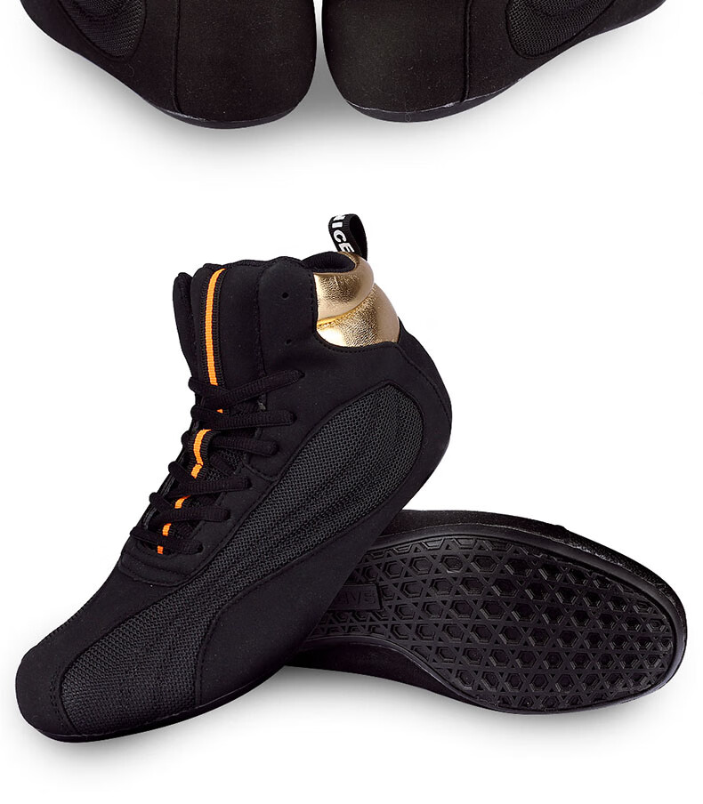 60九日山拳击鞋旗舰同款男举重高帮健身房格斗训练成人摔跤鞋靴女