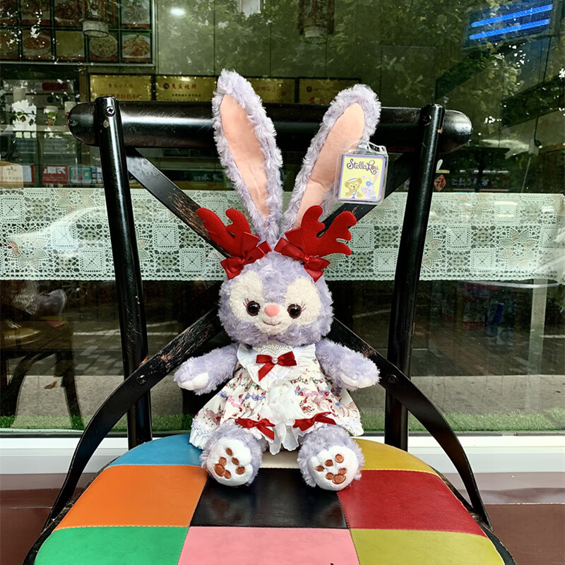 新大陆娃娃 星黛露史黛拉新带路副驾驶公仔陪伴娃娃兔兔布偶紫色兔子