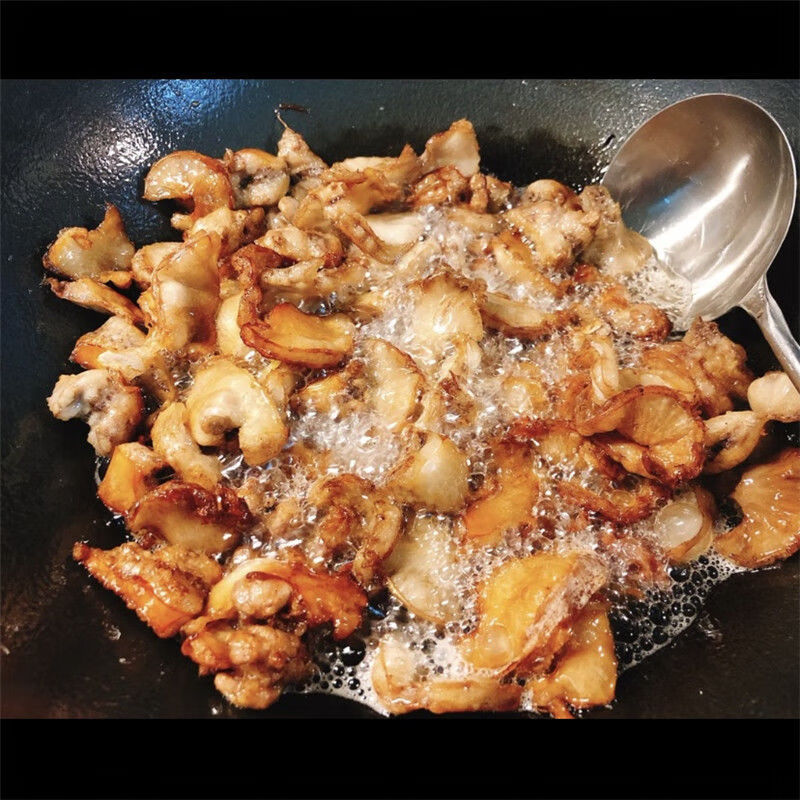 猪油渣 花脂渣 油梭子花油渣东北油滋了新鲜鸡冠油 现熬现炸现发 快递