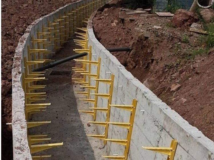 适用玻璃钢电缆支架螺钉式托架通信井预埋式组合式复合材料电缆沟支架