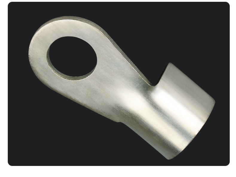 紫铜镀锡ot开口鼻冷压接线端子电瓶线耳铜接头圆孔牛鼻子10-800a ot