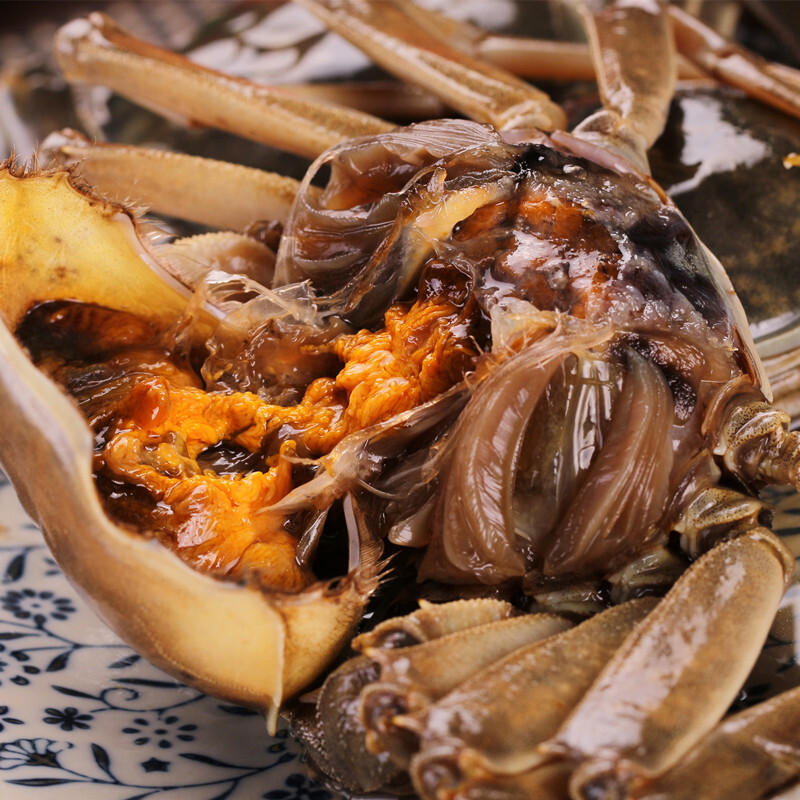 醉蟹900g醉毛蟹酱蟹醉螃蟹醉河蟹酱螃蟹宁波腌制海鲜