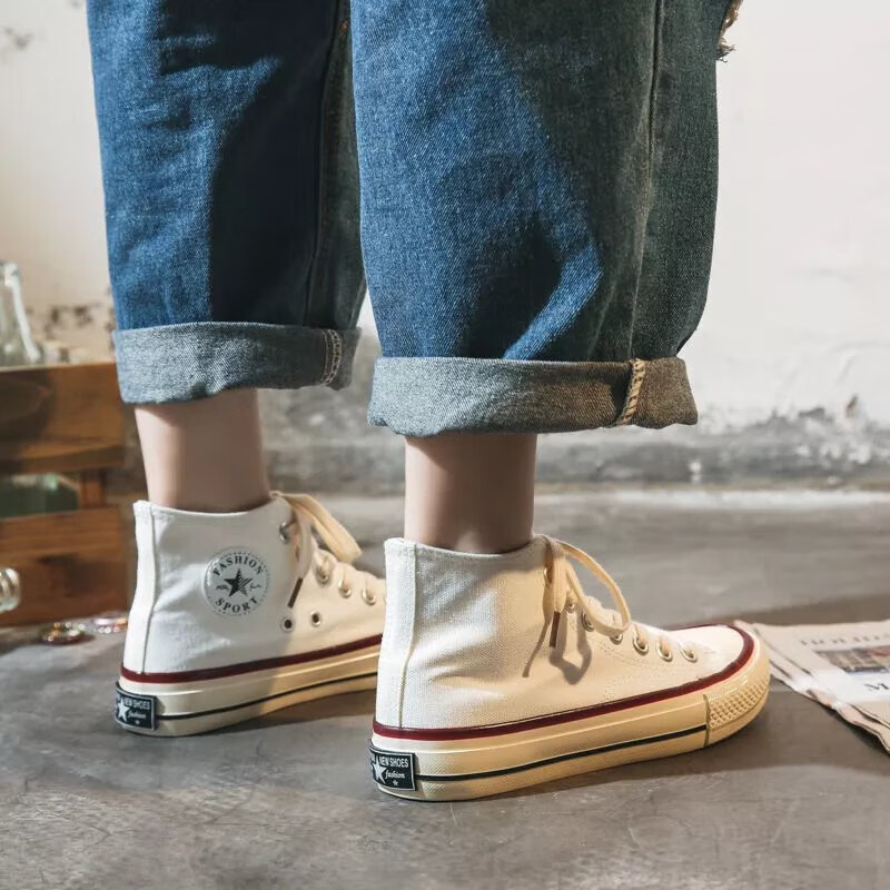 时代少年团同款鞋子宋亚轩丁程鑫张真源刘耀文鞋黑色帆布鞋男女檀健次