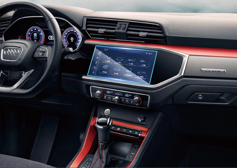 小米(mi)生态米家同款专用21款奥迪q3导航钢化膜q3中控显示屏幕原装