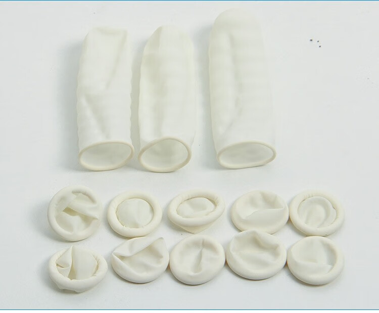 威阳医用给药手套手术室实验检查橡胶手套上药卫生妇科给药手指套肛门