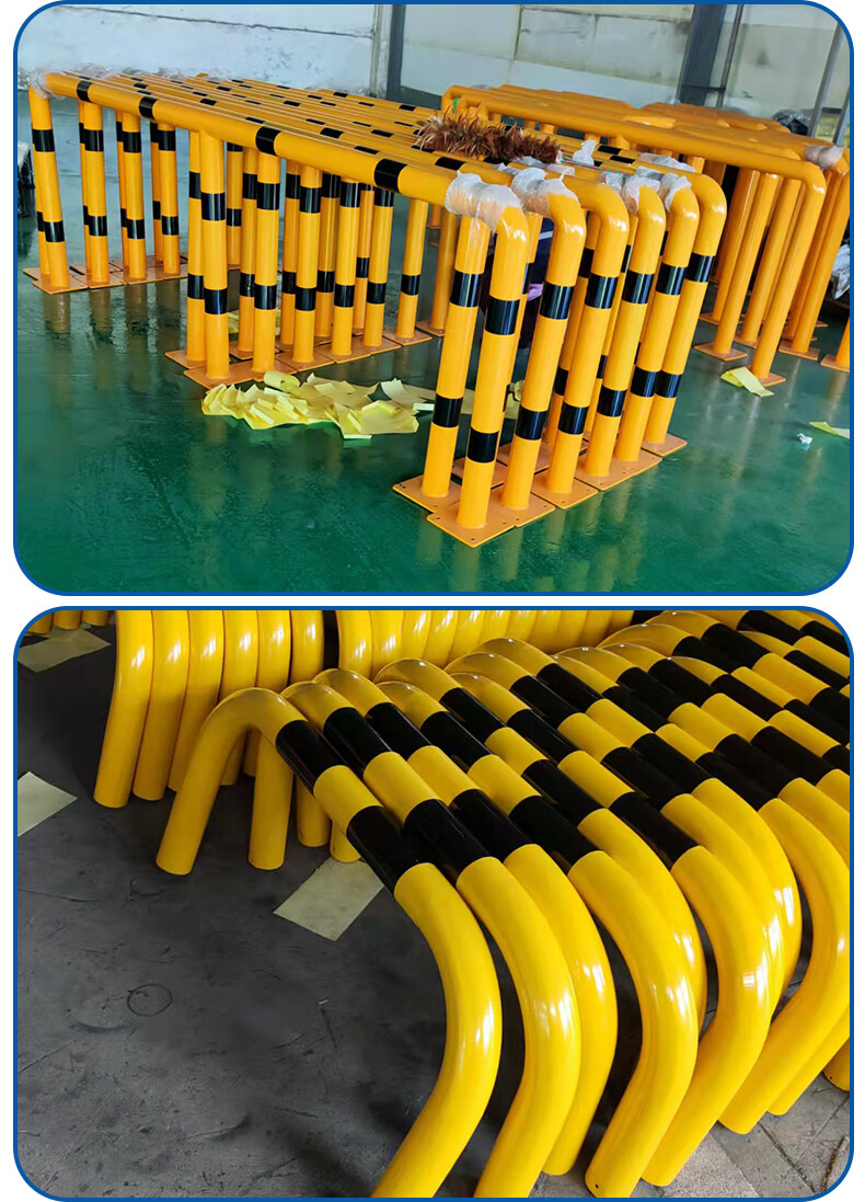 u型钢管停车位挡车器汽车2米车轮定位器防撞杆护栏地下车库挡车杆 m