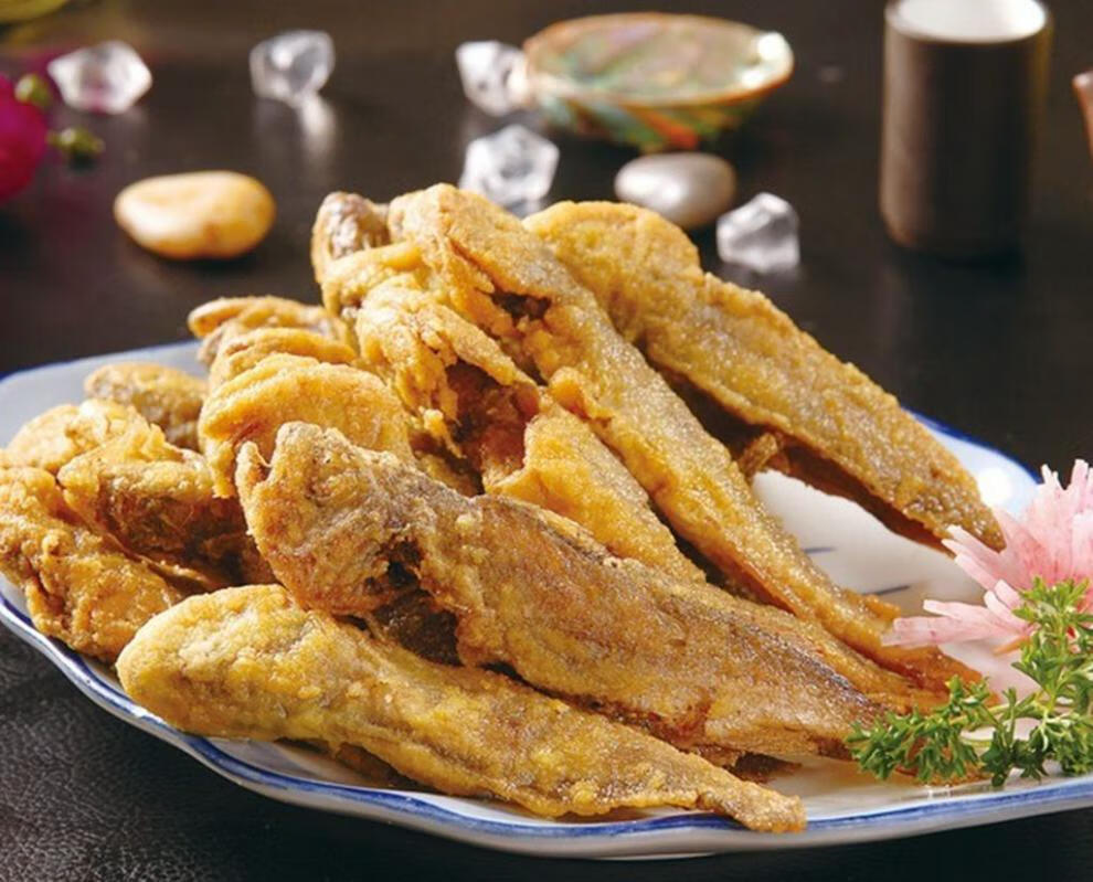 酥炸黄花鱼1kg 裹粉油炸小黄花小吃半成品香酥小黄鱼 1000g 1000g