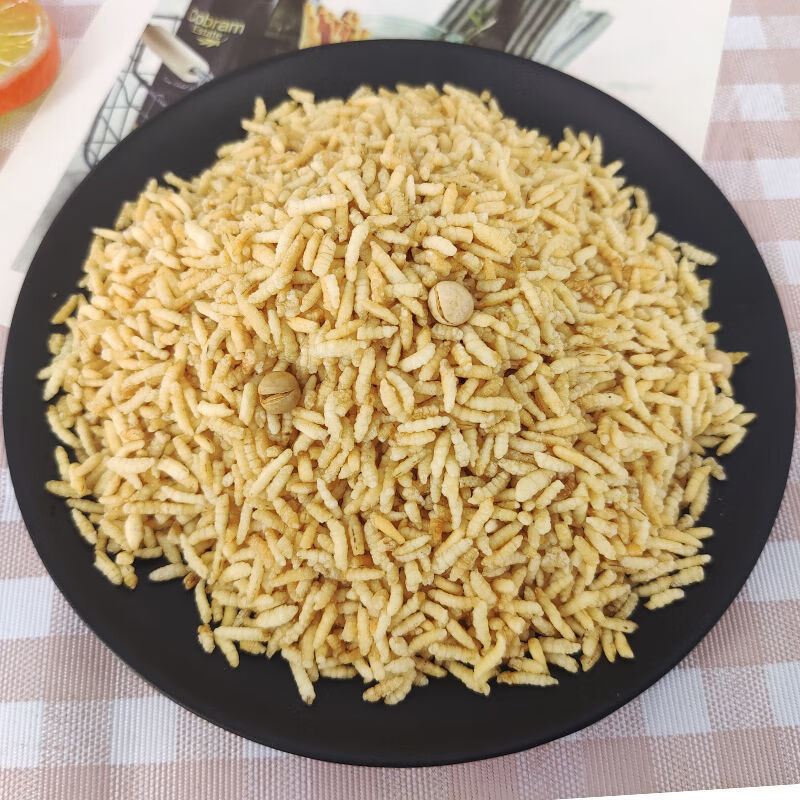 蒙海丰炒米 500g-600g 原味蒙古炒米零食 内蒙古特产 时时旺 【蒙海丰