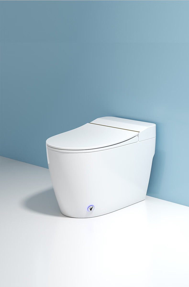 脉冲马桶适配小户型无水箱马桶节水家用坐便器卫生间 htt-8020黑白款