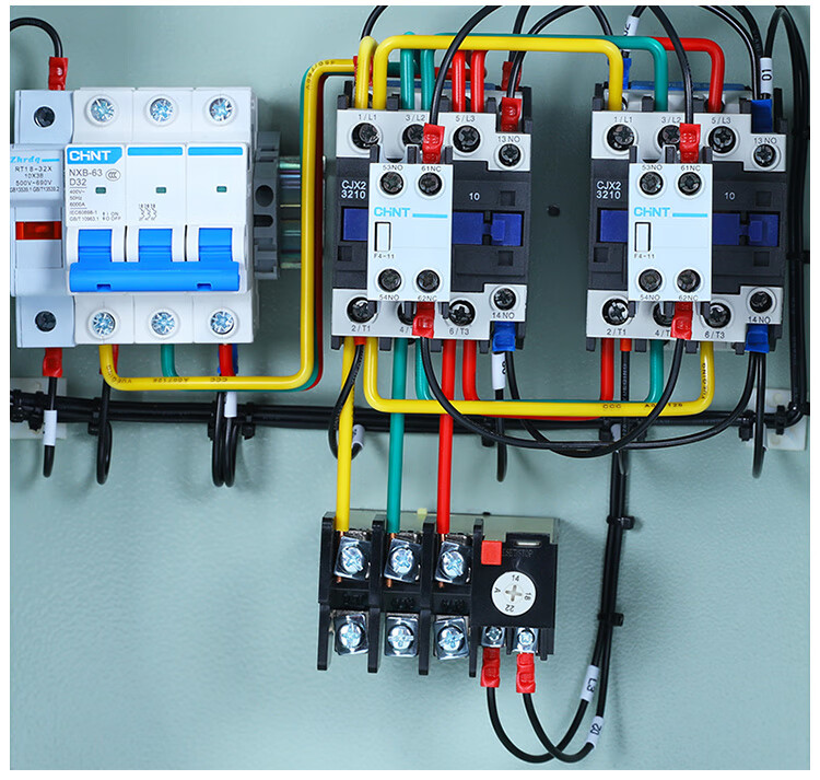 三相380v電機正反轉配電箱攪拌機捲揚機控制箱倒順開關啟動器正反轉