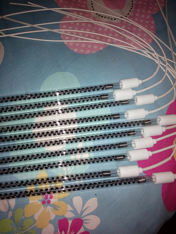 汽车烤漆房加热灯管碳纤维加热管电加热管烤房配件