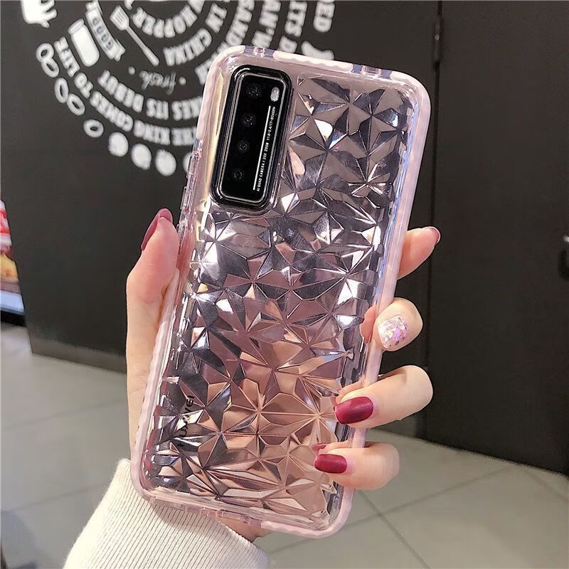 乔晶晶同款vivox50pro手机壳y85y91透明软乔鸟亮黑色钻石纹v9y85z1