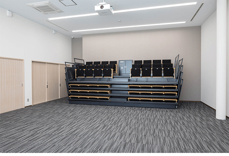 场馆座椅电动伸缩看台座椅观众席手动移动剧场场馆连排椅厂家 手动