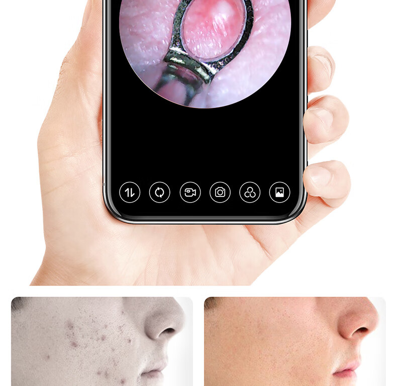 小米有品素诺智能掏耳神器采耳工具可视挖耳勺掏耳勺耳朵清洁器月白