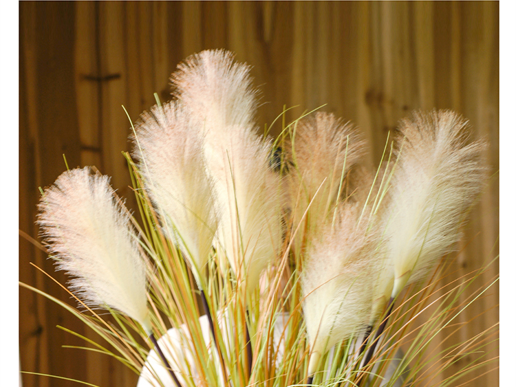 仿真芦苇草北欧田园风芦苇仿真花大束狗尾巴草客厅落地植物插花假花