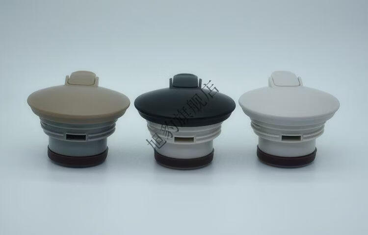 适用于咔咔不锈钢保温壶盖子kaka咖啡壶壶盖大暖水瓶杯盖水壶配件黑色