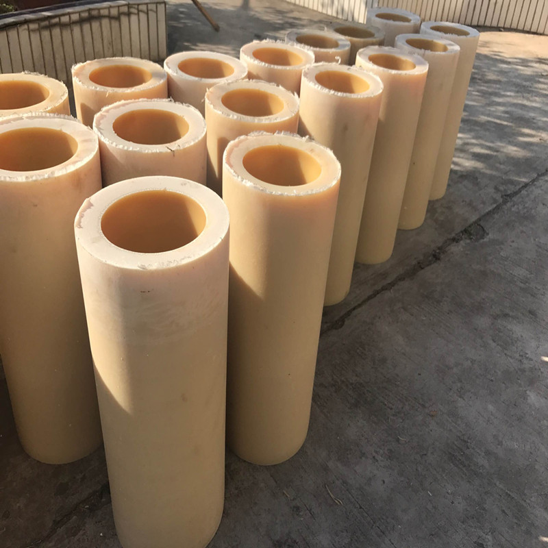 圆柱空心尼龙棒 尼龙管 加厚空心塑料套筒 加工定做尼龙棒 尼龙管 40*