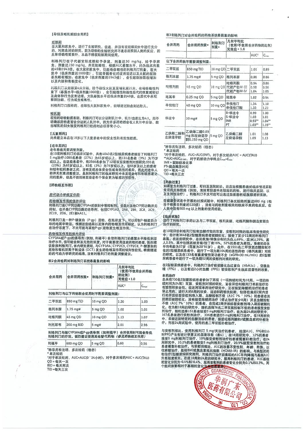 欧唐宁利格列汀片5mg7片糖尿病用药降糖药2型糖尿病降血糖1盒