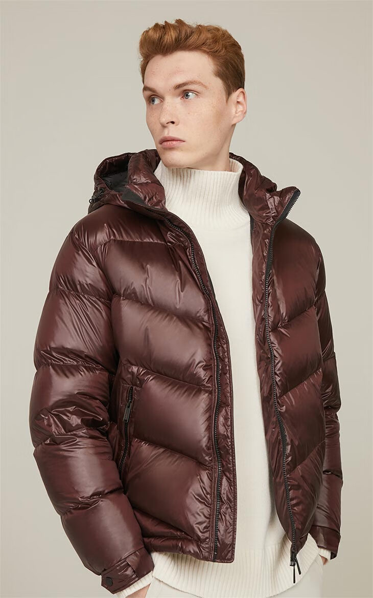 jlindeberg金林德伯格冬季帅气时尚潮流亮面短款面包服羽绒服男