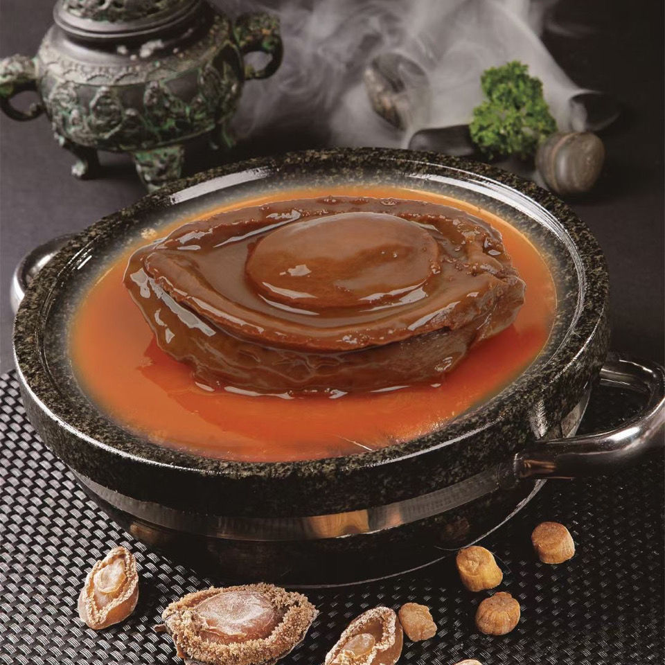 溏心鲍鱼吉品鲍加热即食干鲍鲍汁鲍鱼捞饭私房菜1只