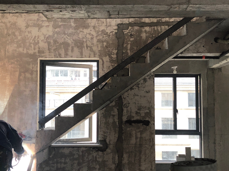 玻璃护栏楼梯扶手栏杆u型地埋槽钢玻璃卡槽预埋阳台轨道工程无框飞昂