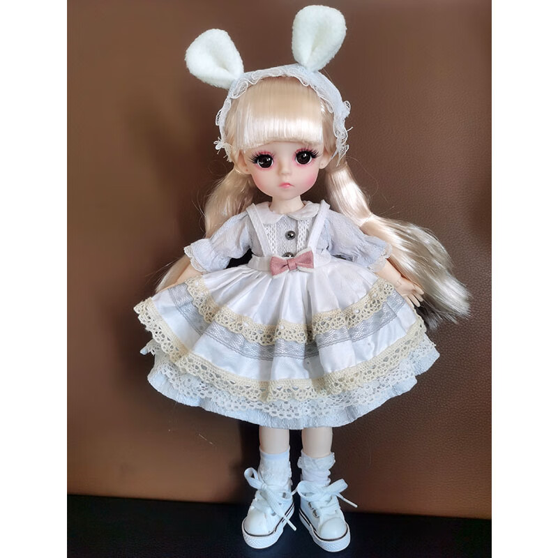 洛丽塔lolita萝莉公主芭比洋娃娃30厘米5d睫毛儿童玩具女娃娃抖音萌