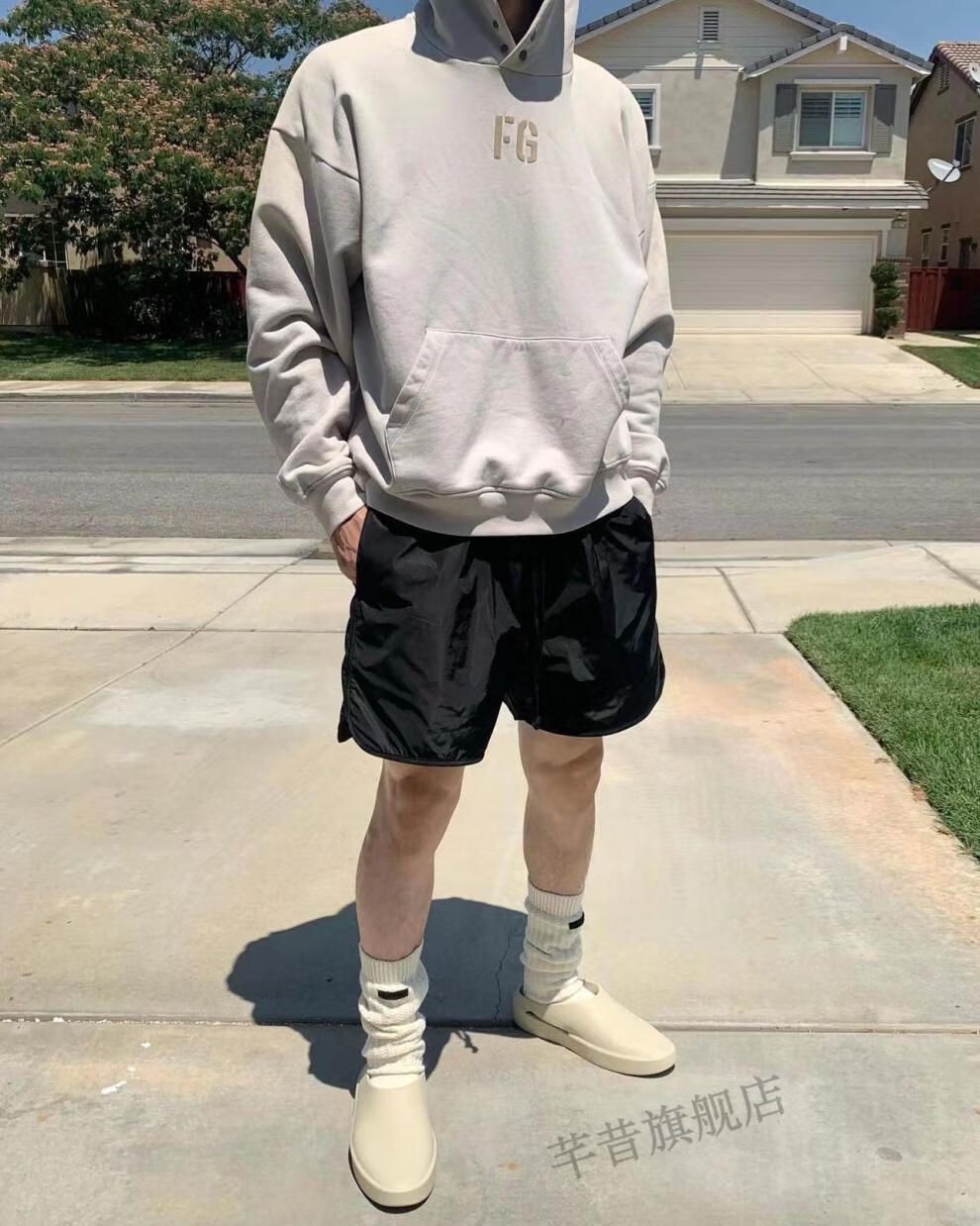 【严选品质】【官方旗舰】fear of god fog拖鞋侃爷一脚蹬厚底户外穿