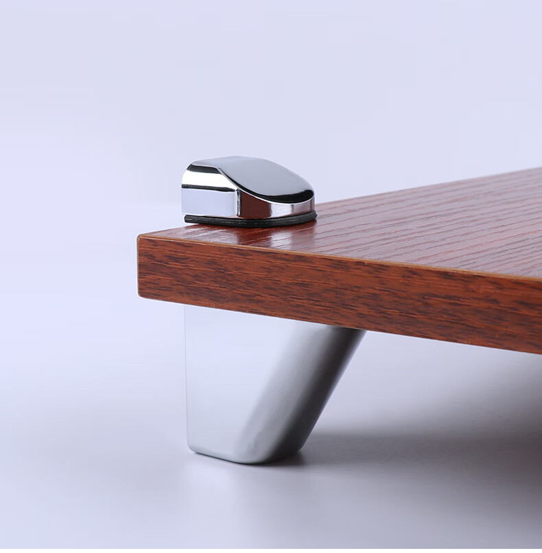 定制可调节玻璃夹子固定夹鱼嘴夹卡子墙上木板隔板层板夹托架五金配件