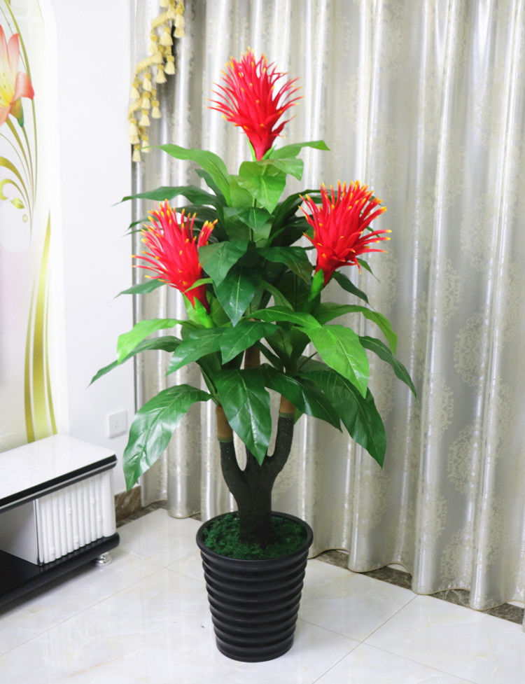 轻奢假树红掌仿真花假花盆栽落地大型假绿植摆设客厅室内装饰仿真植物
