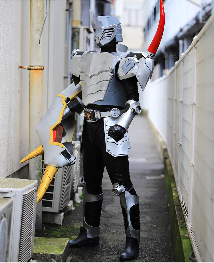 假面骑士皮套龙骑可穿戴全身盔甲头盔摆件diy手工eva模型cos道具 龙骑