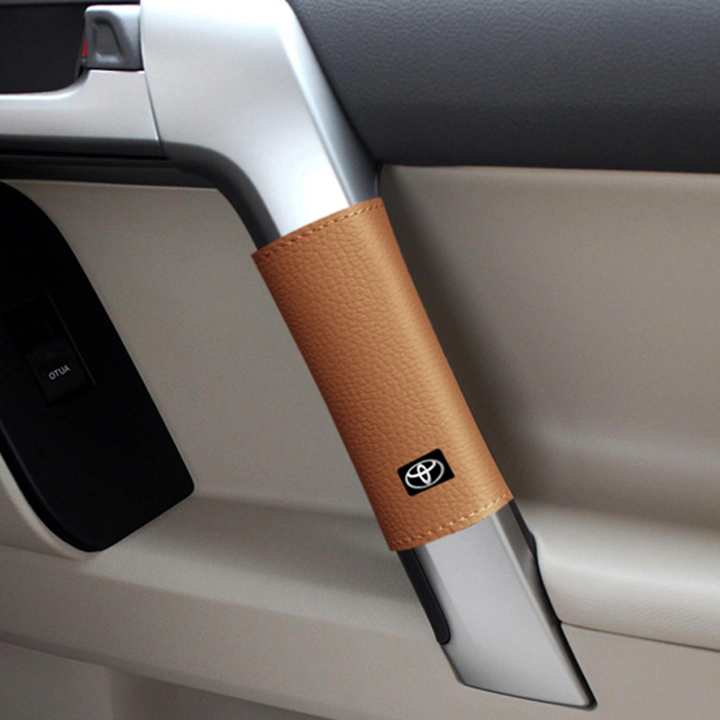 丰田普拉多车门把手套超霸道侧ab柱内门扶手套车顶拉手保护套汽车用品